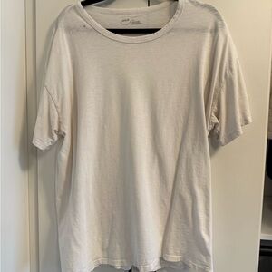 Aerie Distressed Basic Boyfriend T-Shirt Womens Large